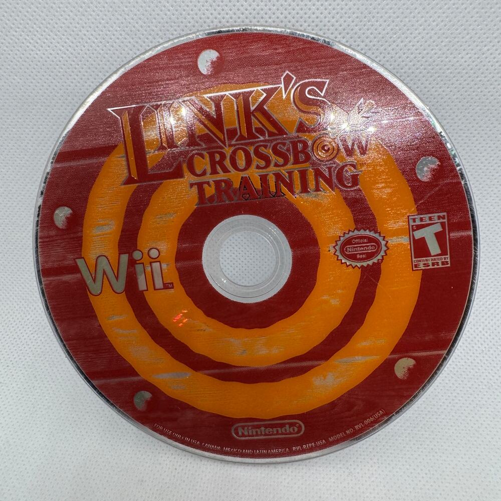 Link's Crossbow Training Nintendo Wii Video Game Disc Only Tested Zelda